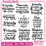 Friendship Digital Stamp Set